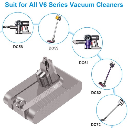 SONY Cell Batterie Für Dyson V6 V7 V8 Akku Animal V6 Absolute 6400mAh e - Bild 8 von 30