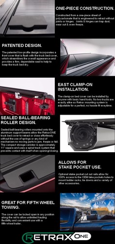 Retrax RetraxONE MX Retractable Tonneau Cover for Silverado Sierra HD 6.9 Ft Bed - Picture 10 of 10