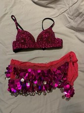 Pink Professional Belly Dance Outfit