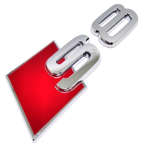 Emblema adhesivo emblema adhesivo cromado plateado maletero maletero Audi S8 para Audi - Imagen 3 de 5