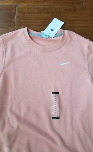 Nike Sportswear Club Fleece Crewneck Light Madder Root Mens New 637902-824 - Picture 2 of 4