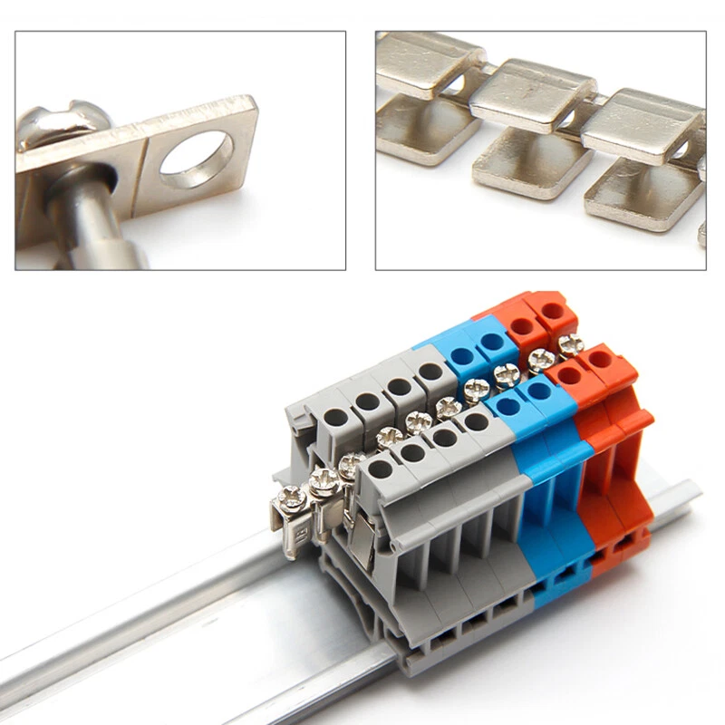 Terminal Block Jumper Busbar FBI-10 Din Rail Wire Connector Copper Conductor - Image 2 of 4