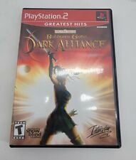 Baldur's Gate Dark Alliance PlayStation 2 PS2 Manual Black Label Complete GUC