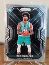 NICK RICHARDS 2020-21 Panini PRIZM Chrome Base ROOKIE CARD #253 Charlotte 