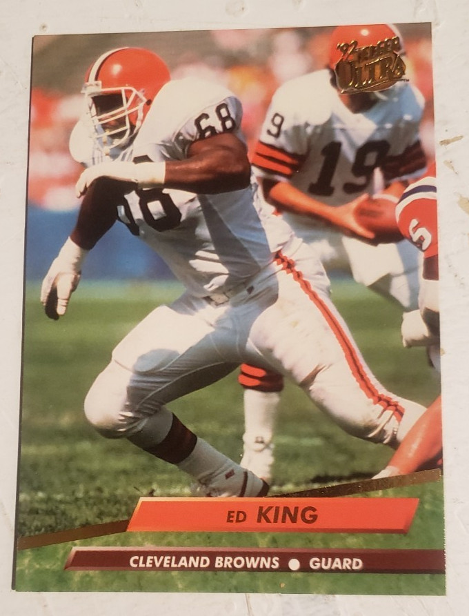 1992 Fleer Ultra #72 Ed King Guard Cleveland Browns  ***40% OFF 2+ Cards