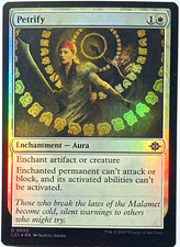 Magic MTG - Petrify (Foil) - Lost Caverns of Ixalan -