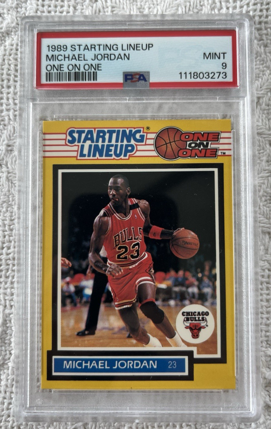 1989 Kenner Starting Lineup One on One Michael Jordan - PSA 9 - MINT