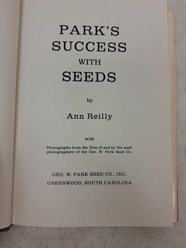 Park's Success With Seeds-Ann Riley-1978-Gardening Germination Plant Photos - Picture 15 of 17