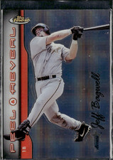 1999 TOPPS FINEST PEEL & REVEAL HYPERPLAID #14 JEFF BAGWELL MINT CONDITION SP