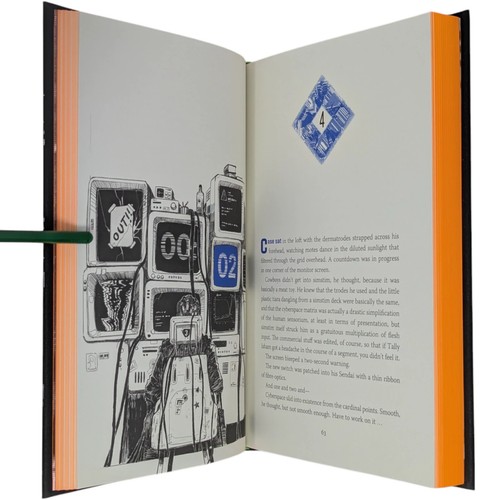 SIGNED Neuromancer WILLIAM GIBSON Illustrated GOLLANCZ Limited Edition 2024 - Picture 19 of 23