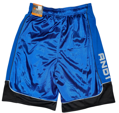 And1 #11718 NEW Men's Multicolor Elastic Waist Drawstring 11" Inseam Shorts - Picture 2 of 2