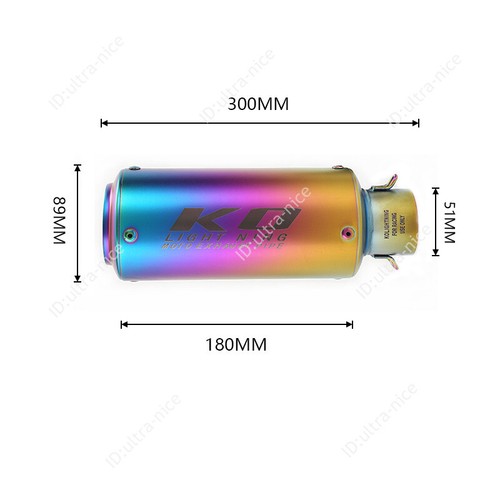 For Ducati Monster 1200 821 2019-2023 Exhaust Pipe 51mm Muffler Tips DB Killer - Picture 4 of 15