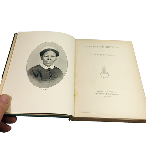 Plantation Sketches By Margaret Devereux 1906 HC North Carolina Slavery Times - Picture 1 of 23