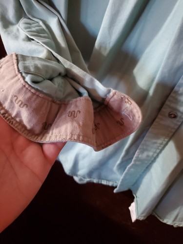 King Ranch Mens XL Teal Long Sleeve Button Down Long Sleeve Heavy Western Cowboy - Picture 8 of 14