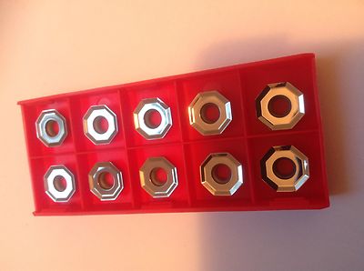 Milling Inserts OFKT 05T3-AL K10//K15 Polished Rake Face With Bill 10 X New