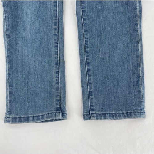 7 For All Mankind Size 12 Paxtyn Skinny Youth Girls Medium Wash Jeans Low Rise - Picture 4 of 11