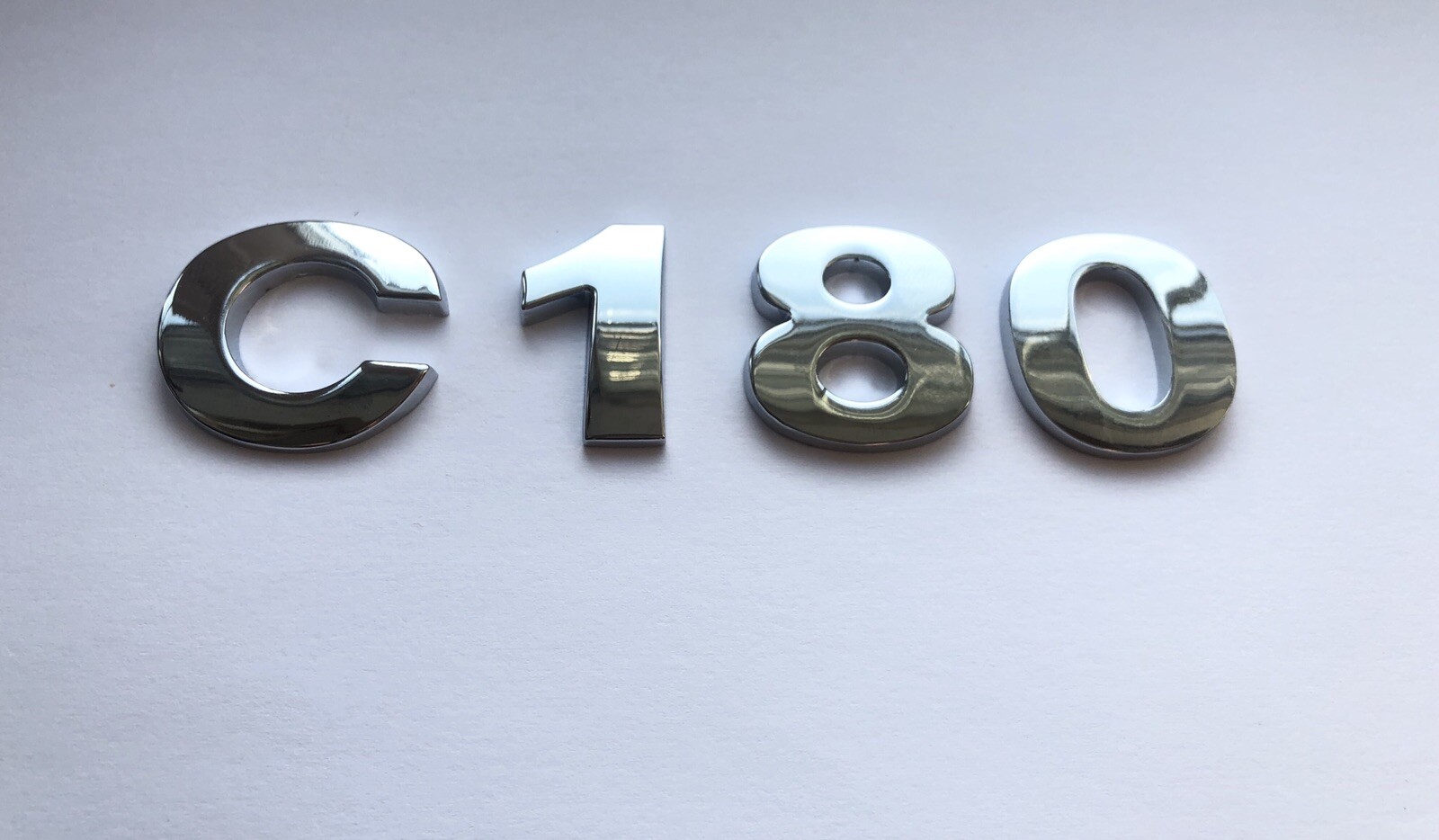 Chrome QUALITY 3D Selfadhesive Car Letters badge emblem sticker