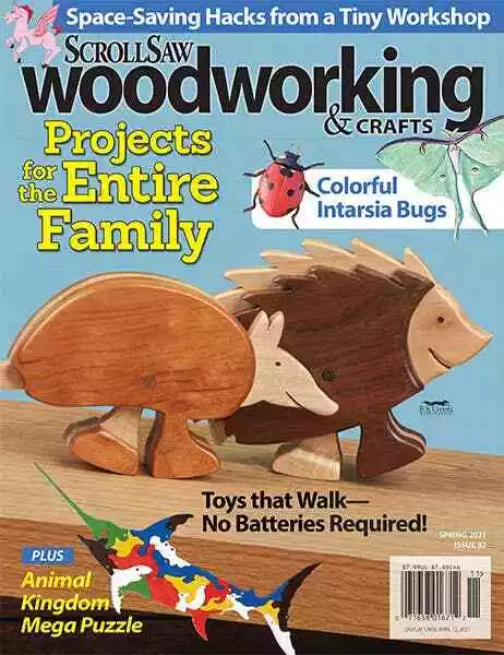 SCROLL SAW WOODWORKING CRAFTS 82 SPRING 2021 PROJECTS FOR THE