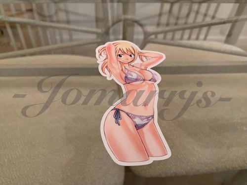 Fairy Tail - Anime - Lucy Heartfilia c. Bikini Sun Fun Sticker Vinyl Decal Sign - Picture 2 of 11