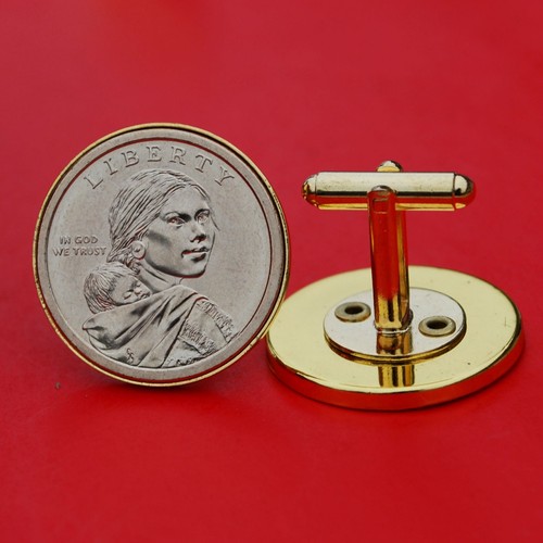 US 2018 Dollar BU Unc Coin Cufflinks - Jim Thorpe - Picture 13 of 29