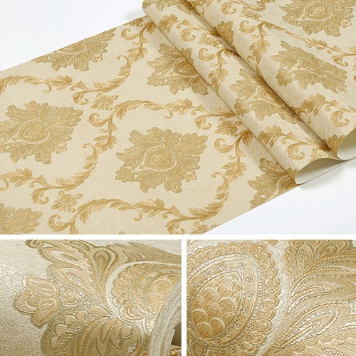 Luxury Wallpaper 3D Damask Textured Embossed Bedroom Living room Wall Background - Picture 24 of 30