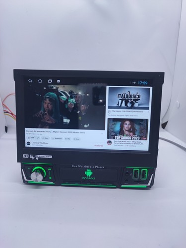 Autoradio Android 12 7" CarPlay/Auto Wi-Fi GPS RAM 1GB Quad-Core USB SD camera - Foto 8 di 14