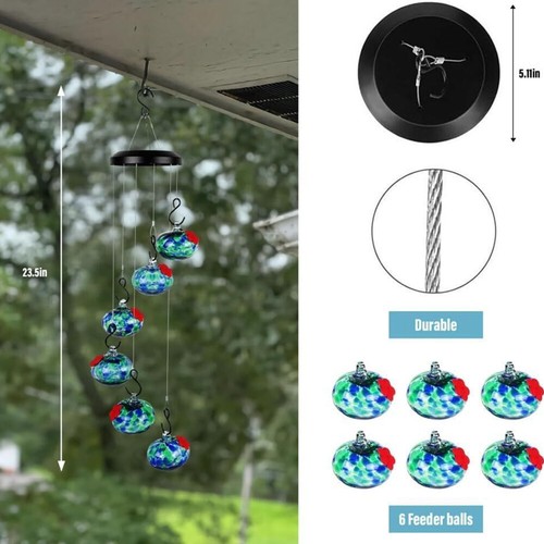 Hummingbird Feeders for Outdoors Hanging Ant and Bee Proof - Picture 2 of 18