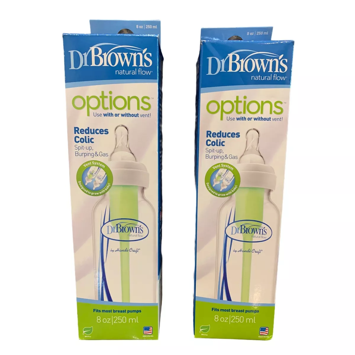 Dr. Brown's Options+ Anti-colic Bottle  Specialty Feeding System 250 ml •  Dr. Brown's België