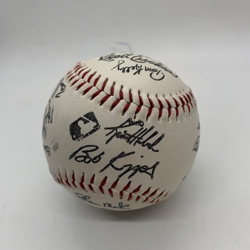 1991 Minessota Twins Team Ball Facsimilie Auto Puckett Hrbek Knoblauch Davis - Picture 6 of 6