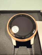 Garmin vívoactive 4S GPS-Laufuhr 40mm Gehäuse mit Silikonarmband - Weiß