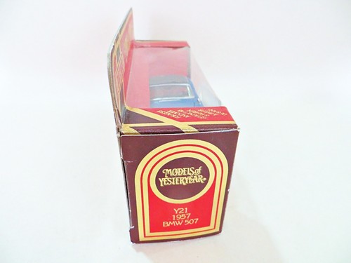 MATCHBOX MoY MODELS OF YESTERYEAR Y21 '1957 BMW 507' BLUE. MIB/BOXED. - Picture 4 of 7