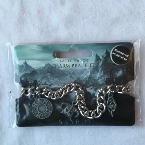 The Elder Scrolls V Skyrim Charm Bracelet Collector Official NEW SEALED NUMBERED