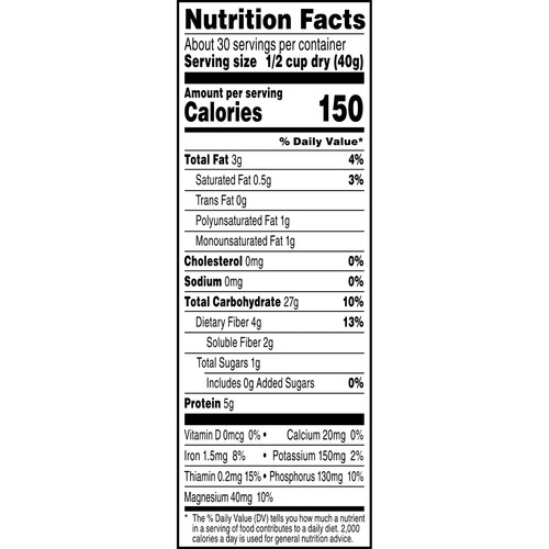 Quaker Old Fashioned Instant Whole Grain Oatmeal, 42 oz Canister - Picture 8 of 9