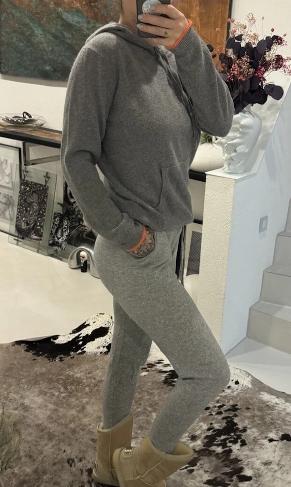 Hose 100% Kaschmir Cashmere Loulou Joggpants Lounge Cos Max Studio Mara Strick - Bild 4 von 4