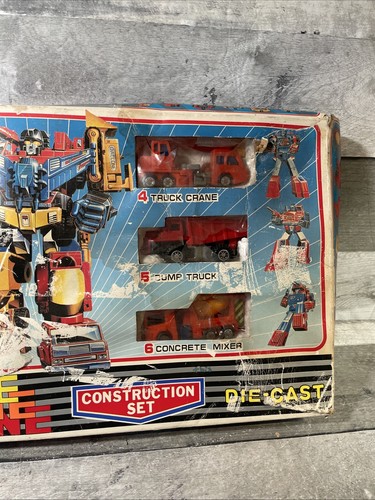 Diaclone 6-In-1 Constructicons KO Set 1983 Pre Transformers INCOMPLETE - Picture 3 of 10