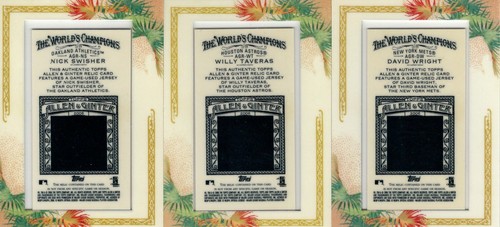 2006 Topps Allen & Ginter Game Worn Jersey Relic Cards ***YOU PICK*** - Picture 6 of 27