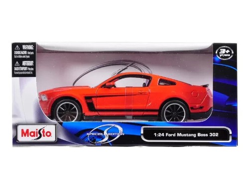 Maisto Ford Mustang Boss 302 Diecast Model Car Special Edition Orange 1:24 31269 - Picture 6 of 6