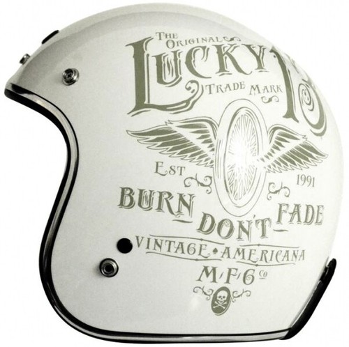 Casco jet Helmet Origine Primo flying wheel Bianco Taglia Size XL - Foto 2 di 6