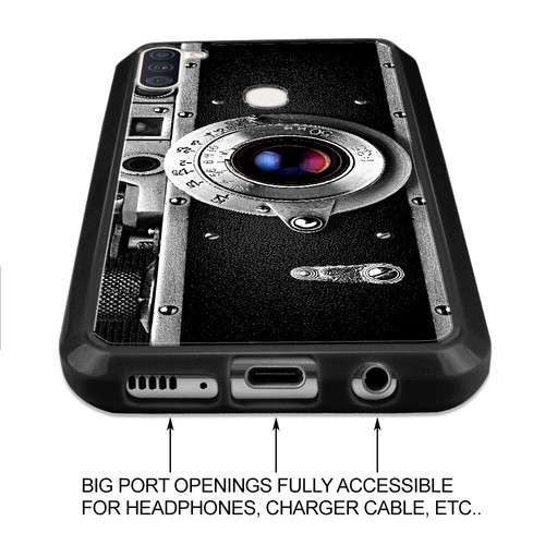 For Samsung Galaxy A11 6.4" 2020 Retro Vintage Camera Classic Bumper Case Cover - Picture 4 of 6
