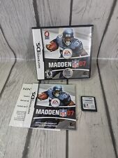 Madden NFL 07 (Nintendo DS, 2006) Complete in Box CIB w/ Manual - TESTED