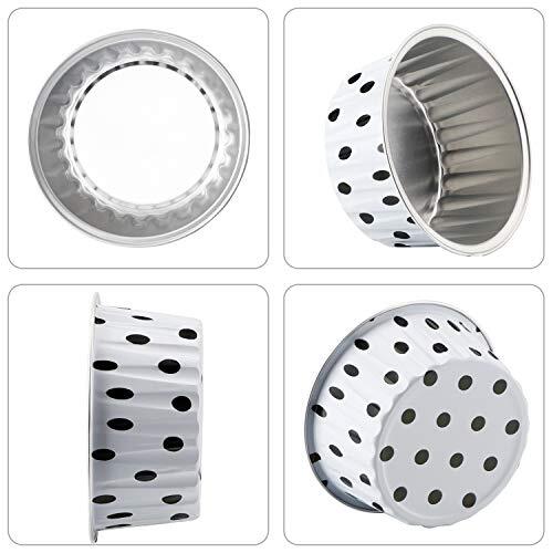 Aluminum Baking Cups 50pcs 5oz Disposable Ramekins Aluminum Muffin Cupcake Li... - Picture 3 of 7