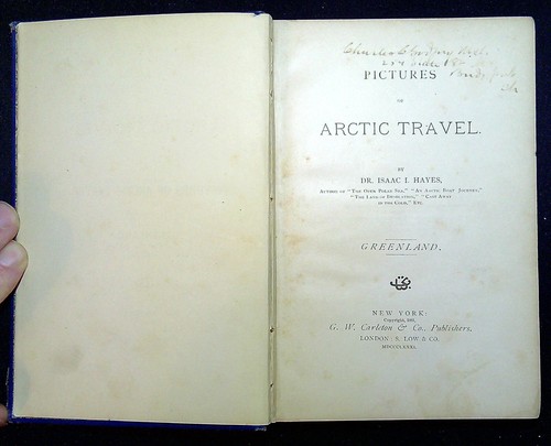 Pictures of Arctic Travel, Greenland by Dr. Isaac I. Hayes 1sr Ed 1881 - Imagen 6 de 10
