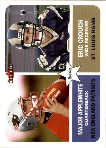 2002 Fleer Tradition - Rookies Eric Crouch, Major Applewhite #279 (RC)