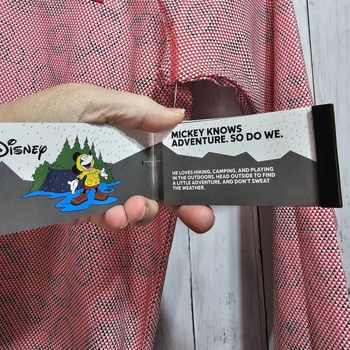 NWT Columbia Disney Sun Deflector Kids Shirt Mickey Mouse OmniShade Size L 14/16 - Picture 6 of 11