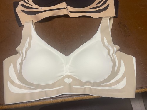 Two Grishay Fashion Bras Women's Plus Size 2XL Tan and Black Padded - Picture 5 of 11