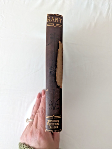 1882 KANT by William Wallace - William Blackwood & Sons - Philosophical Classics - Picture 4 of 9