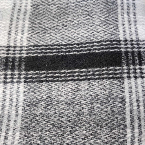 Steve Madden Black & White Plaid Blanket Wrap Scarf Large 82x22 Soft Cozy EUC - Picture 3 of 9