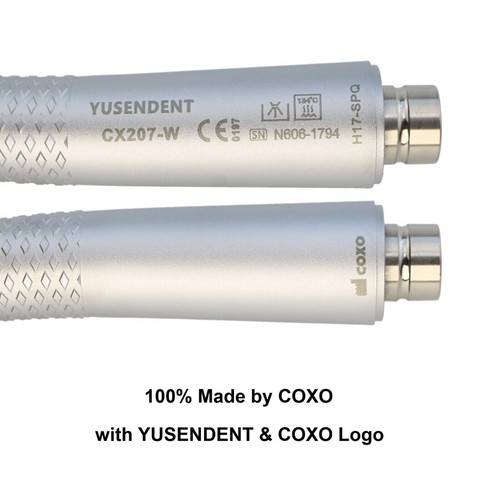 US COXO Dental High Speed Handpiece 4 Hole Turbine Sinol Quick Coupling CX207-W - Picture 12 of 71