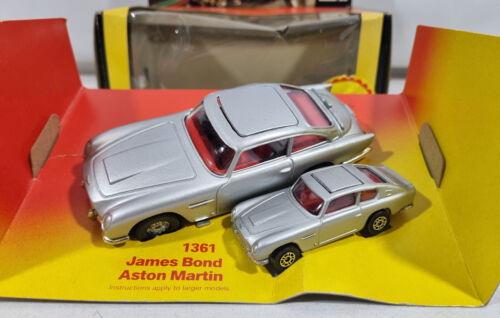 Vintage Corgi 1361, James Bond Little & Large, Aston Martin DB5's, Boxed, V RARE - Picture 2 of 21