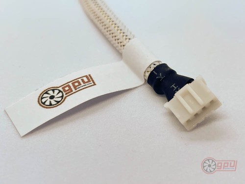 Braided mini 4-Pin PH2.0 GPU to PWM Fan Adapter Cable Red / Black / White / Grey - Picture 13 of 18